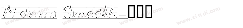 Manus Smooth字体转换